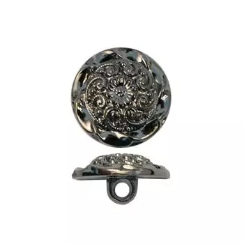 56085 Пуговица на ножке, 21 мм (BN)