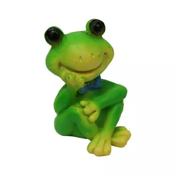 560895 Миниатюра Лягушонок в бабочке 3*2,5*4,2см, Астра