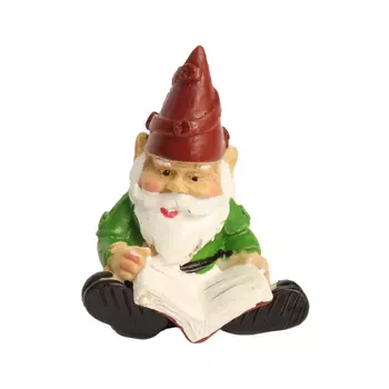 560985 Миниатюра Гном с книгой 3,3*2,5*4см, Астра