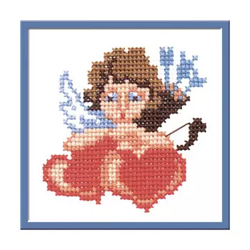 561 Набор для вышивания РС-Студия 'Амурчик' 10*10 см