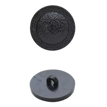 56208 Пуговица на ножке, 25 мм (310 черный)