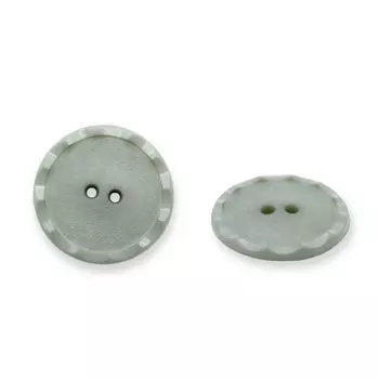 5649 Пуговица на прокол, 28 мм (16-4702 светло-серый)
