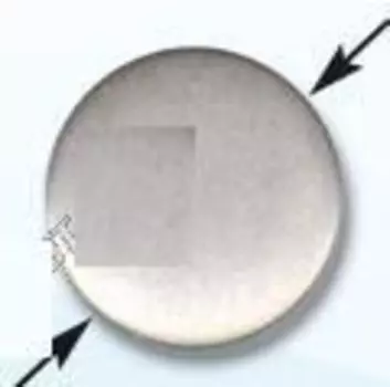 5652 Кнопка 9/17 BRASS