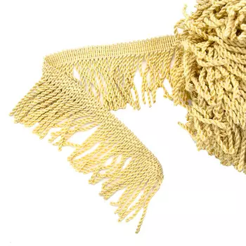 565 Бахрома 70мм*25м (123 светло-бежевый)