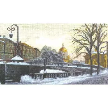 567 Набор для вышивания Чарiвна Мить 'Оттепель в городе' 32*19см