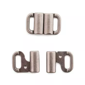 5706 Застежка 10мм, темное серебро ГР