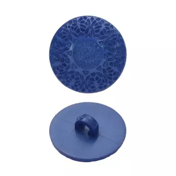 57092 Пуговица на ножке, 22 мм (18-3949 василек)