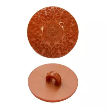 57092 Пуговица на ножке, 22 мм (275 терракотовый)