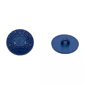 57092 Пуговица на ножке 22мм 12шт (19-4044 синий)