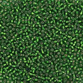 (57120) 331-29001-10/0 Бисер прозрачный с сереб. центр. 10/0, кв.отв., 20гр Preciosa