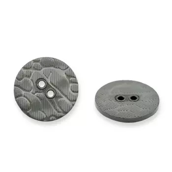 5732 Пуговица на прокол, 28 мм (17-3911 серый)