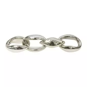 5765 Цепь, 10см, размер звена 32х22мм (серебро)