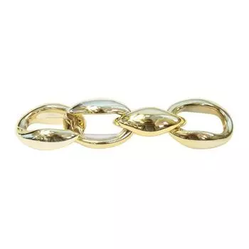 5765 Цепь, 10см, размер звена 32х22мм (золото)