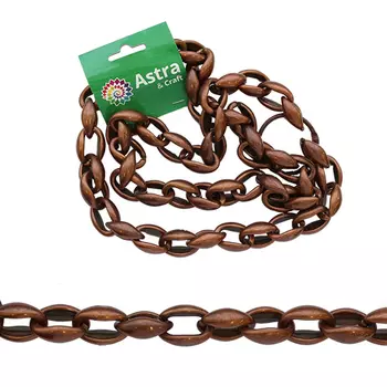 5766 Пояс Астра 1м, размер звена 27*14мм (медь)