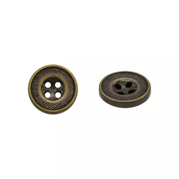 57685 Пуговица на прокол, 13 мм (AB)
