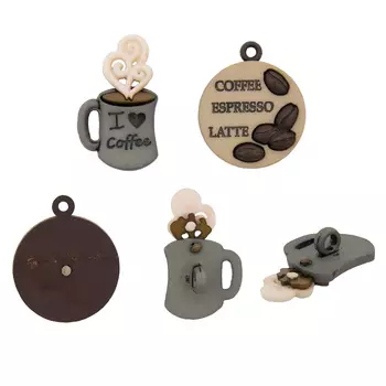 5791, Пуговицы-фигурки. Кофе Dress It Up