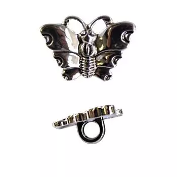 57983 Пуговица 'Бабочка', 18 мм (AG)