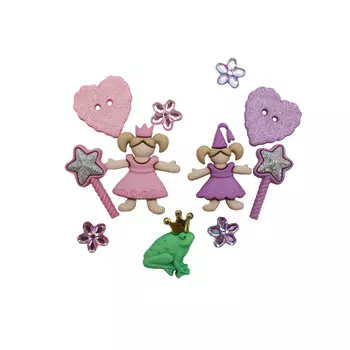 5812, Пуговицы-фигурки. Маленькая принцесса Dress It