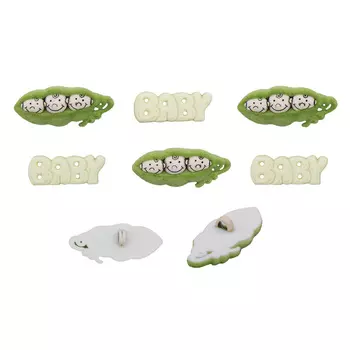 5822, Пуговицы-фигурки. Горох Dress It Up