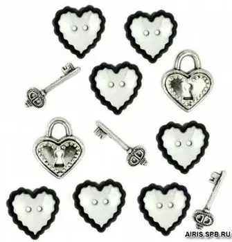 5833, Пуговицы-фигурки. Любовная история Dress It