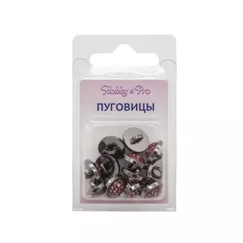 58423 Пуговица на ножке 11мм 12шт (BN/YSA4)