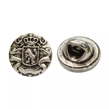 58609 Пуговица на ножке, 13 мм (AS серебро)