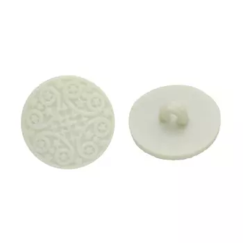 58867 Пуговица на ножке, 22 мм (102 молочный)
