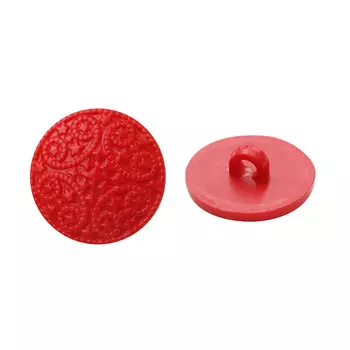 58867 Пуговица на ножке, 22 мм (145 красный)