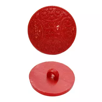 58867 Пуговица на ножке, 25 мм (160 бордо)