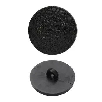 58867 Пуговица на ножке, 25 мм (310 черный)