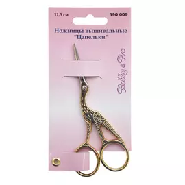590009 Ножницы вышивальные 'Цапельки', 11,5см/4 1/2' Hobby&amp;Pro