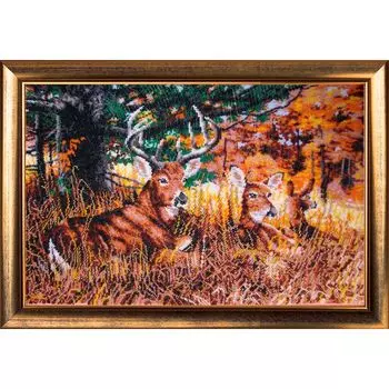 592 Набор для вышивания бисером Butterfly 'Полуденный отдых', 33*51 см