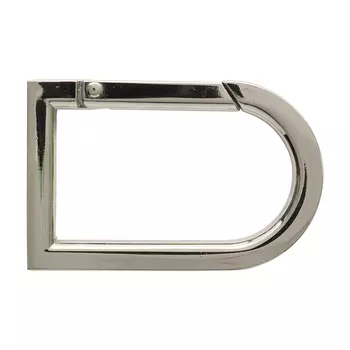 59785 Карабин полукольцо 22*50мм металл, никель ГР