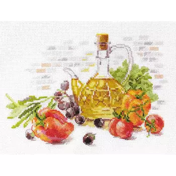 5-20 Набор для вышивания АЛИСА 'Оливковый натюрморт' 19*13см