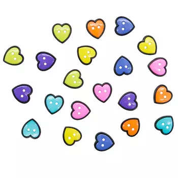 5, Декоративные пуговицы. Сердц Dress It Up