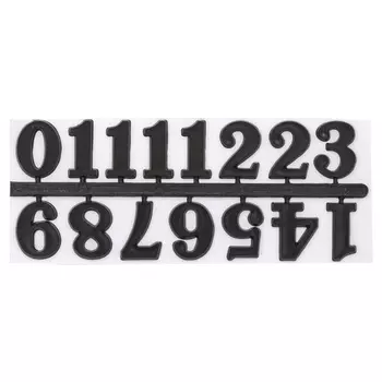 5AS-085 Цифры арабские для часов 2,5см (черный)
