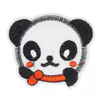 5AS-223 Термоаппликация 'Панда' 6,5х5см, 3шт/упак