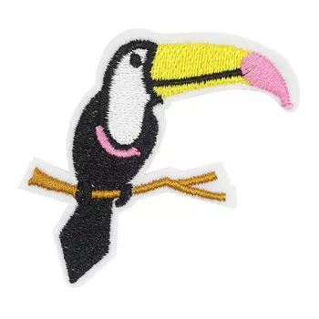 5AS-226 Термоаппликация 'Тукан' 6,5*5см