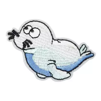 5AS-249 Термоаппликация 'Морской котик' 6,5х4,5см, 3шт/упак