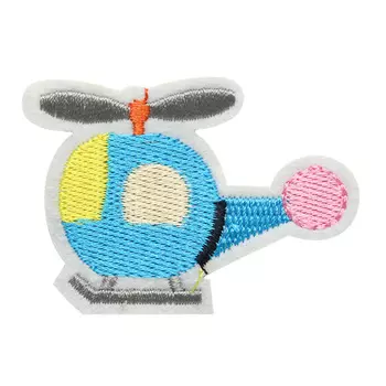 5AS-282 Термоаппликация 'Вертолет' 6х4см, 3шт/упак