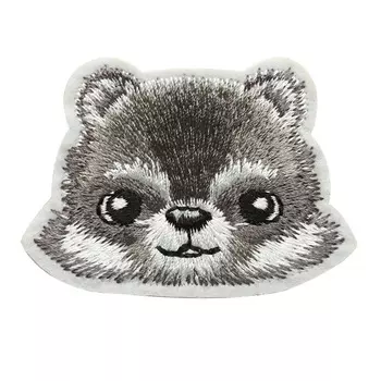 5AS-284 Термоаппликация 'Енот' 6х4,5см, 3шт/упак