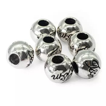 6004 Бусины под металл, 20 мм, упак./7 шт., Astra&amp;Craft (ст.серебро)