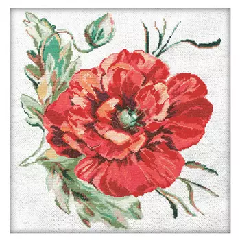 6007 Набор для вышивания счетным крестом Матренин посад 'Маков цвет' 50*50см