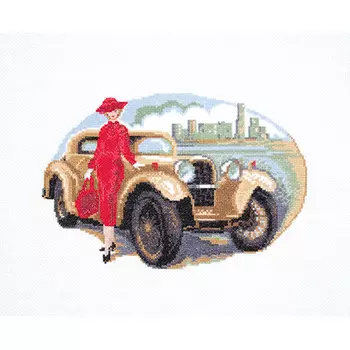 6011 Набор для вышивания счетным крестом Матренин посад 'Ретро' 30*40см