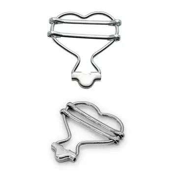 6015 Пряжка комбинезонная 35мм металл, никель ГР