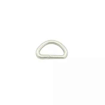 6046 Полукольцо 12мм, серебро ГР