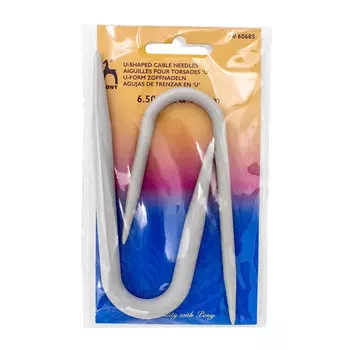 60685 Спицы вспомогательные U-образные 6,5 мм/ 12 см, 10 мм/ 13,5 см, 2 шт PONY