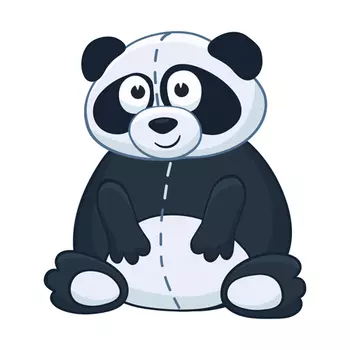 6102 Набор для вышивания счетным крестом Матренин посад 'Панда' 20*20см