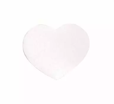 61212850 Сердца бархатные, белый Glorex