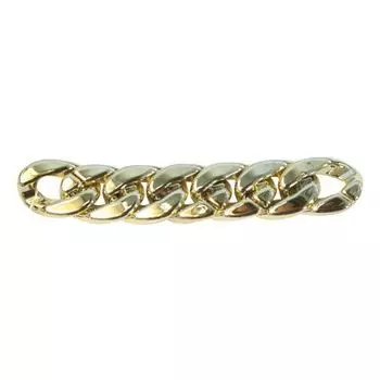 6122 Цепь, 10см, размер звена 24х15мм (золото)